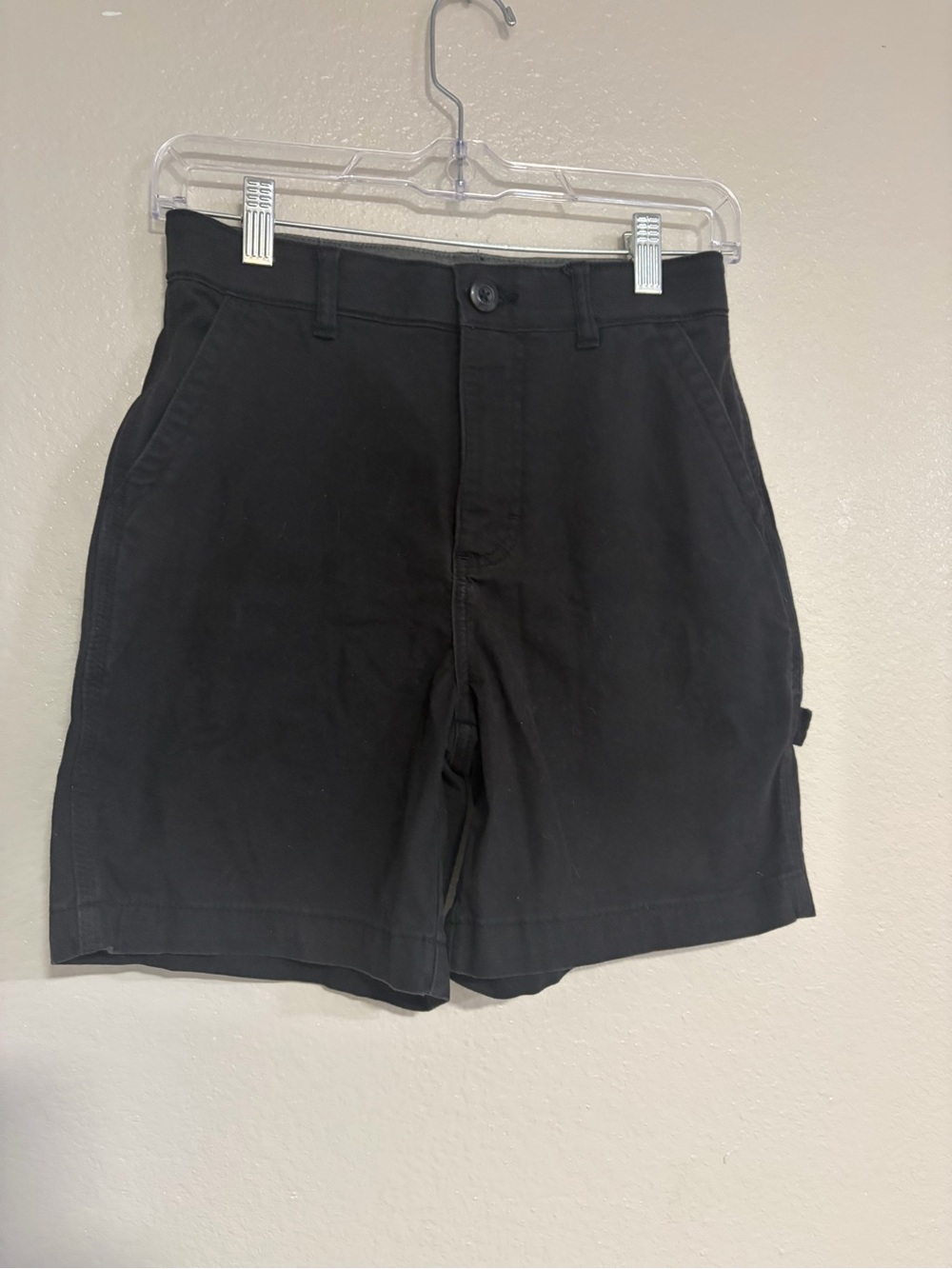 Lee Women's Black Flat-Front Casual Shorts